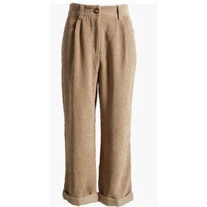 Petal & Pup Corduroy Pants Size 4 Talaren Cuffed High Waisted Crop Taupe